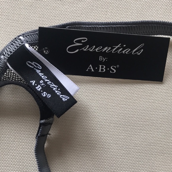 Essentials by A.B.S. Bra & Thong Matching Set - Picture 15 of 16